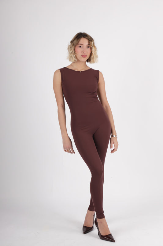 Jumpsuit- Marrone Vinaccia