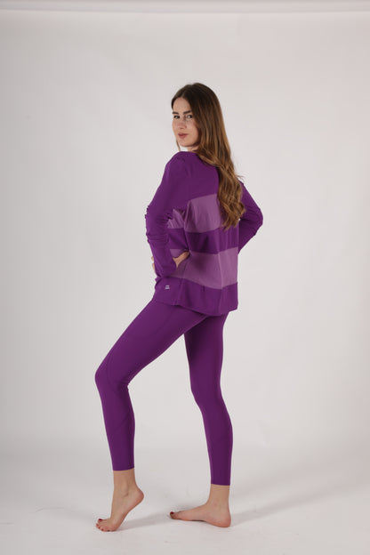 T-shirt transparente - Violet