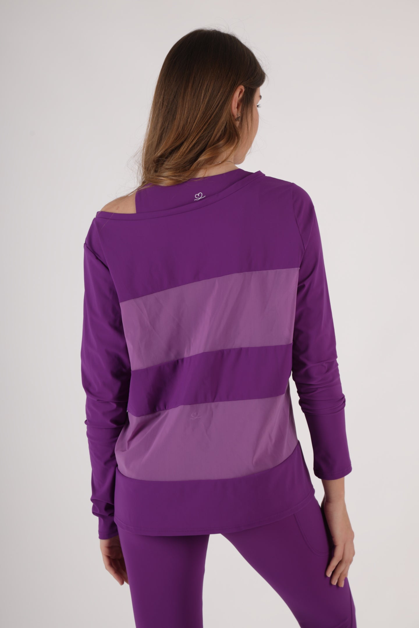 T-shirt transparente - Violet
