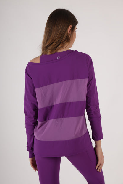 T-shirt transparente - Violet