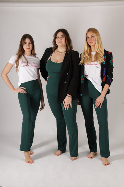Legging évasé - Vert