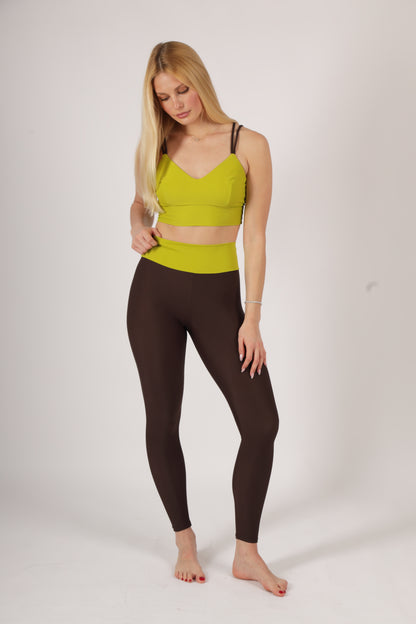 Legging Marrone