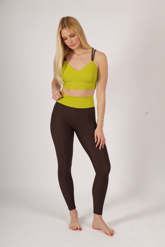 Legging Marrone