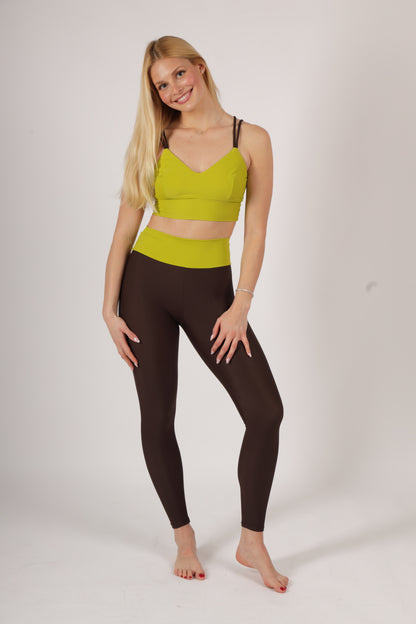 Legging Marrone