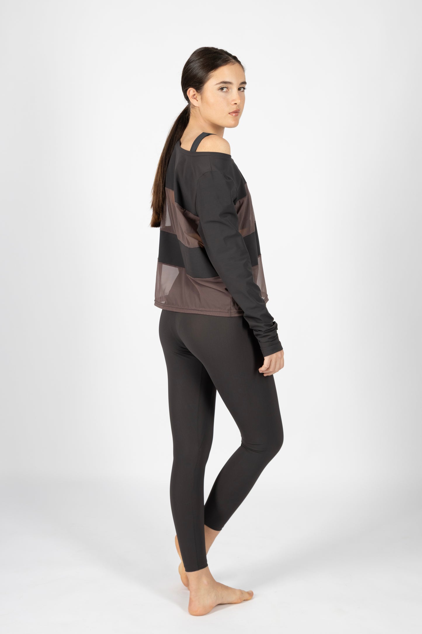 Leggings liscio- Antracite Caldo