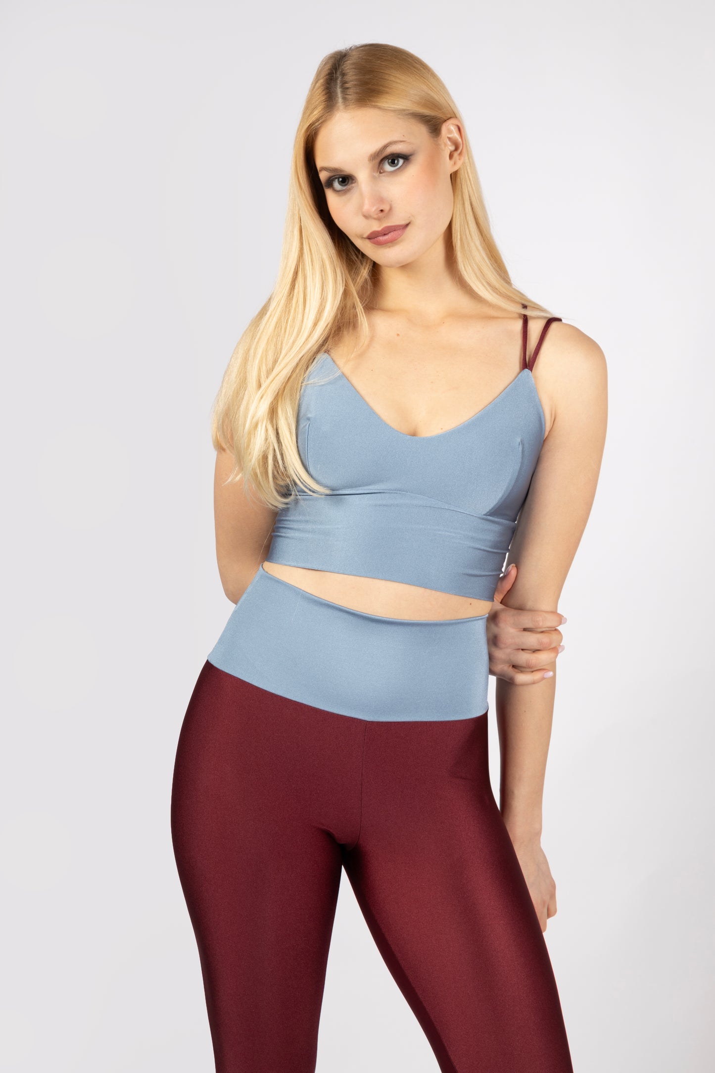Top Azzurro Glossy